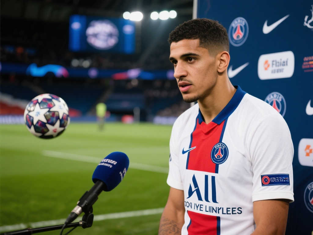 阿什拉夫：全力以赴冲击决赛，今晚严防对手定位球威胁